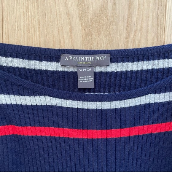 Striped Maternity Dress - Picture 3 of 5